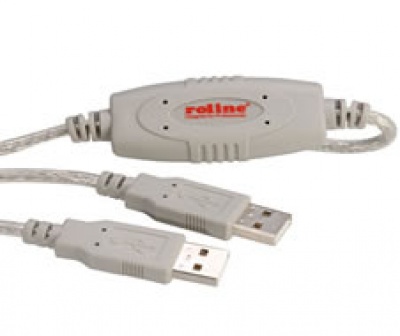 Imagine Cablu USB 2.0 Network Link Roline 3,0m