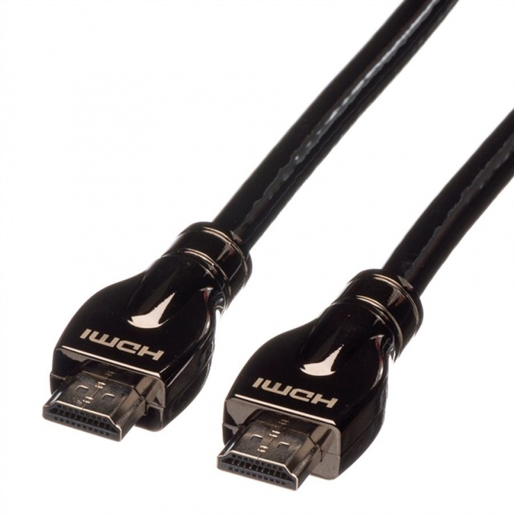 Imagine Cablu HDMI Ultra HD cu Ethernet T-T 15m, Roline 11.04.5686-1