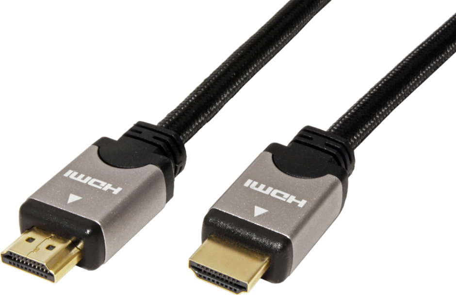 Imagine Cablu HDMI High Speed + Ethernet T-T 3m Negru/argintiu, Roline 11.04.5852-1