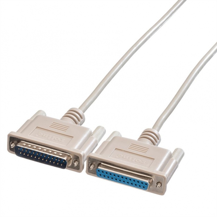 Imagine Cablu prelungitor paralel 25 pini T-M 4.5m, Roline 11.01.3645