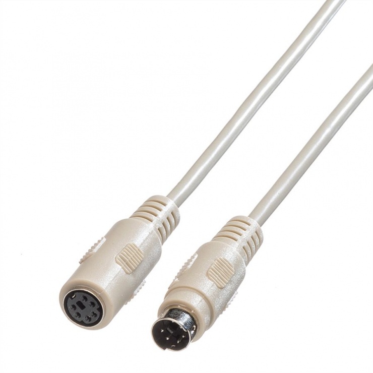 Imagine Cablu prelungitor PS/2 T-M 10m, Roline 11.01.5690