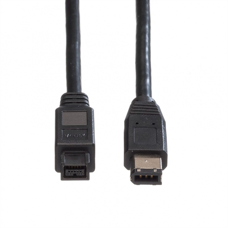 Imagine Cablu Firewire 9 pini la 6 pini 1.8m, Roline 11.02.9618-1