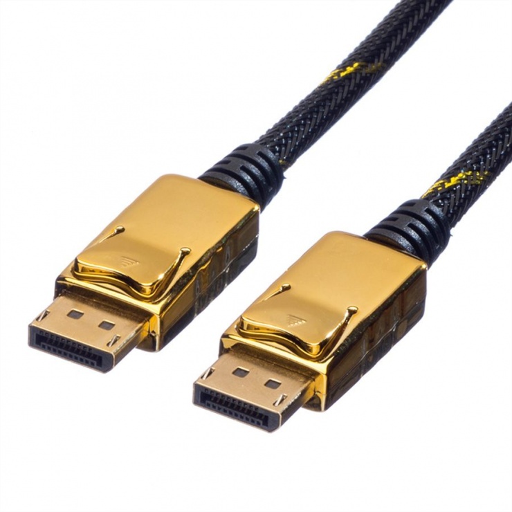 Imagine Cablu Displayport GOLD 4K v1.2 T-T 2m, Roline 11.04.5645