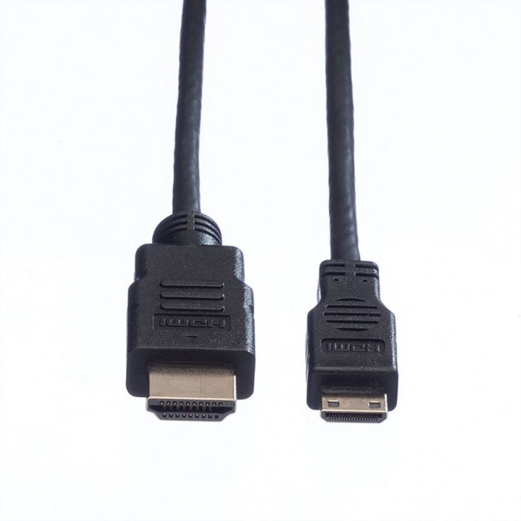 Imagine Cablu HDMI la mini HDMI-C T-T v1.4 2m, Value 11.99.5580-1