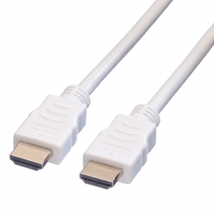 Imagine Cablu HDMI cu Ethernet v1.4 10m Alb, Roline 11.04.5710