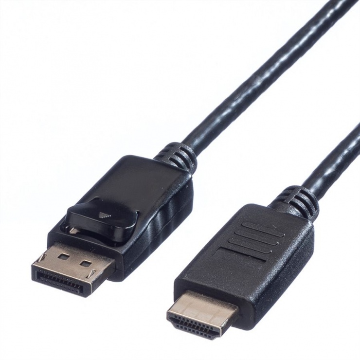 Imagine Cablu Displayport la HDMI Full HD T-T 3m Negru, Value 11.99.5782
