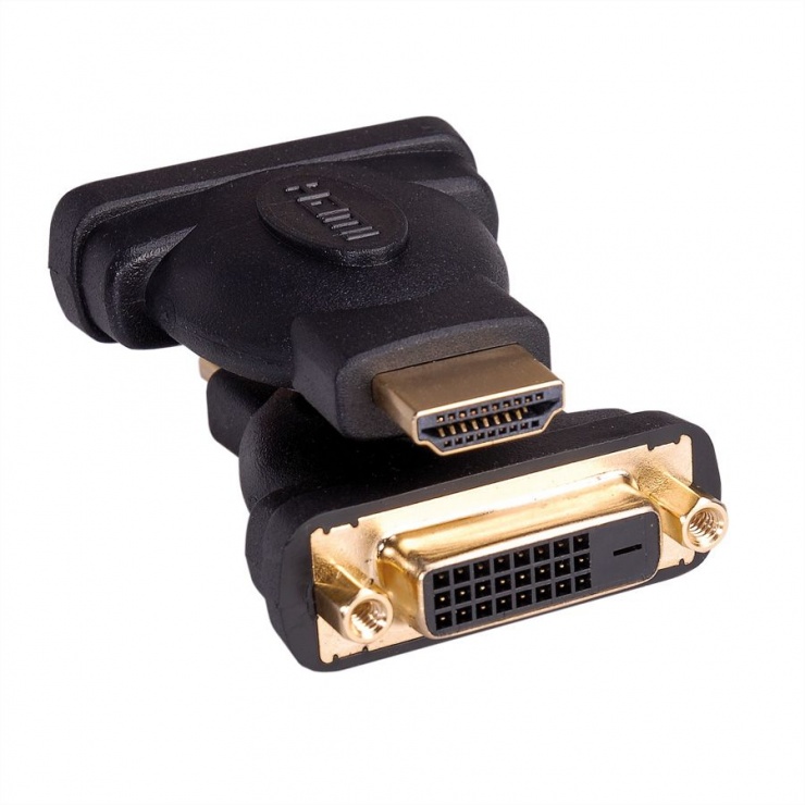 Imagine Adaptor HDMI la DVI-D Dual Link 24+1 pini T-M , Roline 12.03.3115