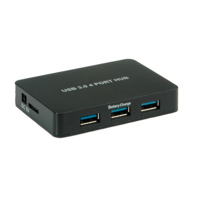 Imagine HUB USB 3.0 cu 4 porturi, alimentare, Value 14.99.5012