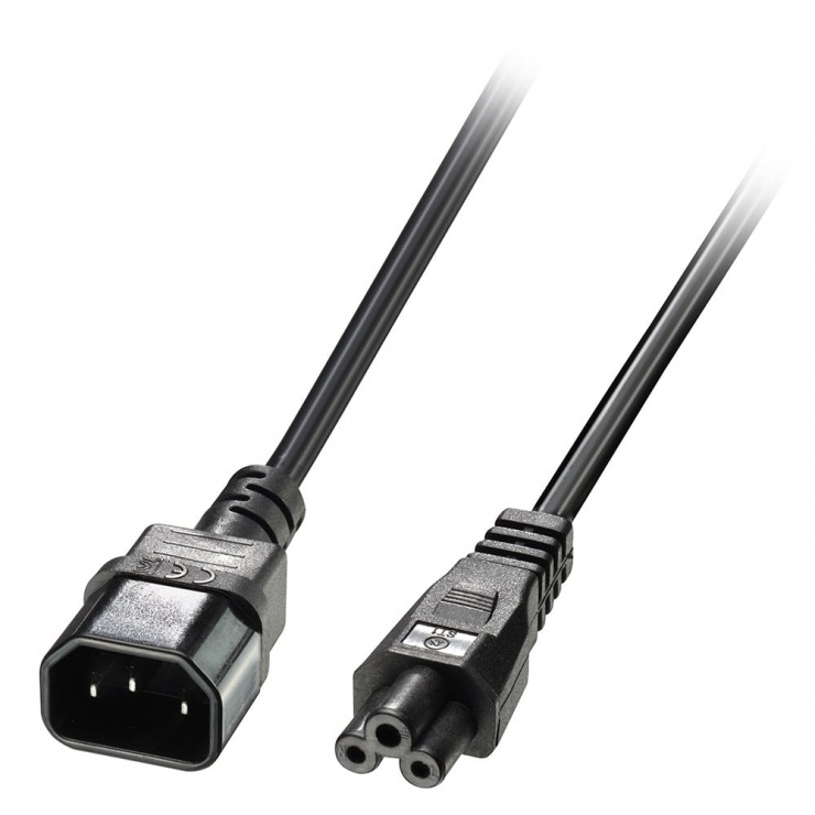 Imagine Cablu alimentare UPS C14 la C5 Mickey Mouse T-M 5m, Lindy L30343