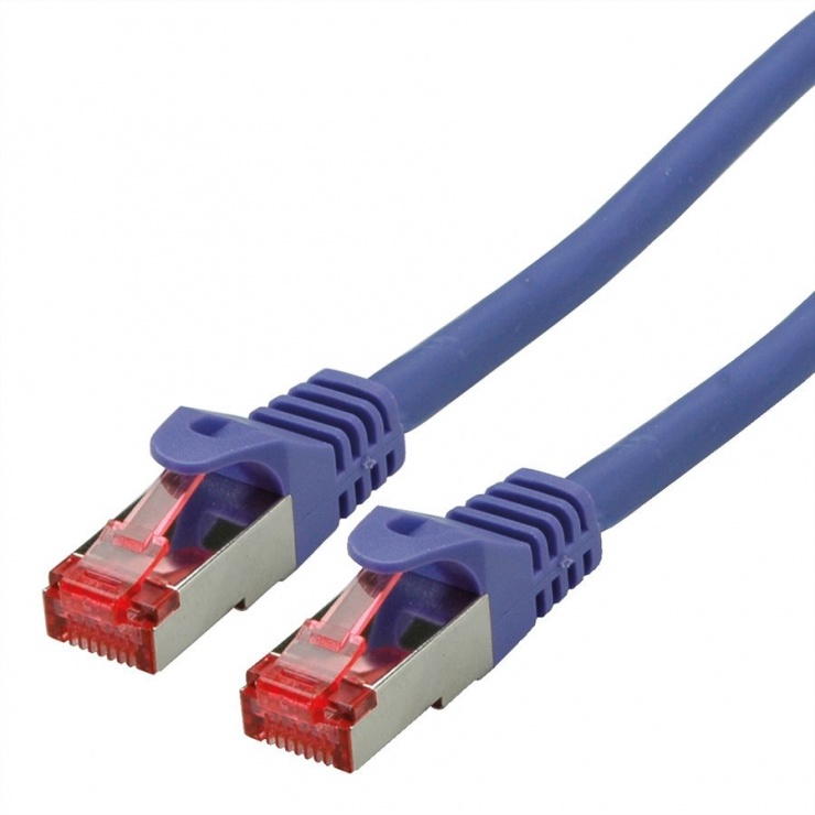 Imagine Cablu de retea SFTP cat 6 Component Level LSOH mov 0.5m, Roline 21.15.2910