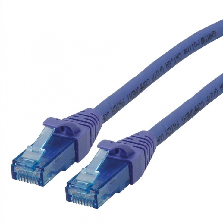 Imagine Cablu de retea UTP Patch Cord Cat.6A Component Level LSOH violet 1m, Roline 21.15.2921