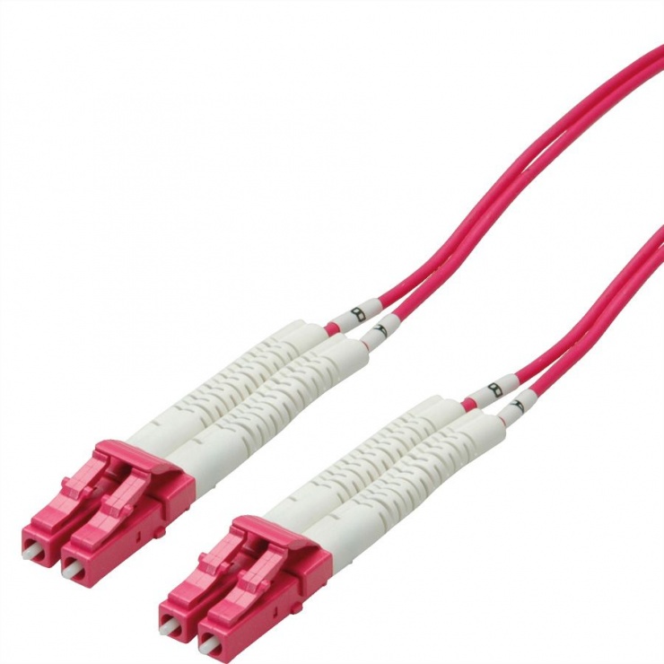 Imagine Cablu fibra optica LC-LC OM4 cablu flexibil (unghi) 3m, Value 21.99.8793