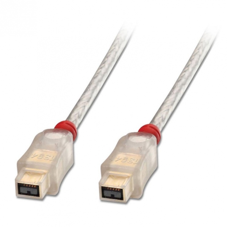 Imagine Cablu Firewire 9 pini la 9 pini 15m Premium, Lindy L30744