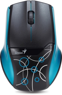 Imagine Mouse wireless Genius "DX-7000 Tattoo", 2.4GHz, Black, BlueEye