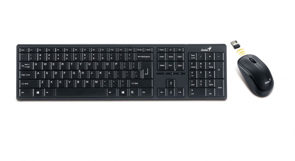 Imagine Kit Tastatura + mouse wireless Genius Slimstar 8000ME