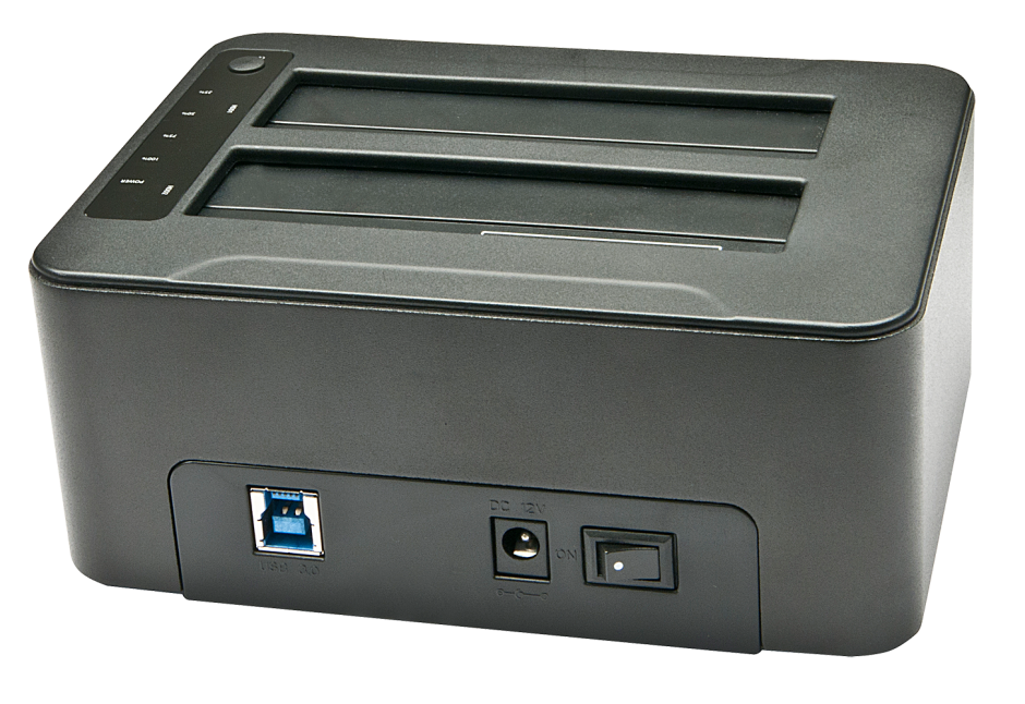 Imagine Docking Station pentru HDD SATA 2.5"/3.5" USB 3.0 Functie Clona, Lindy L43116 