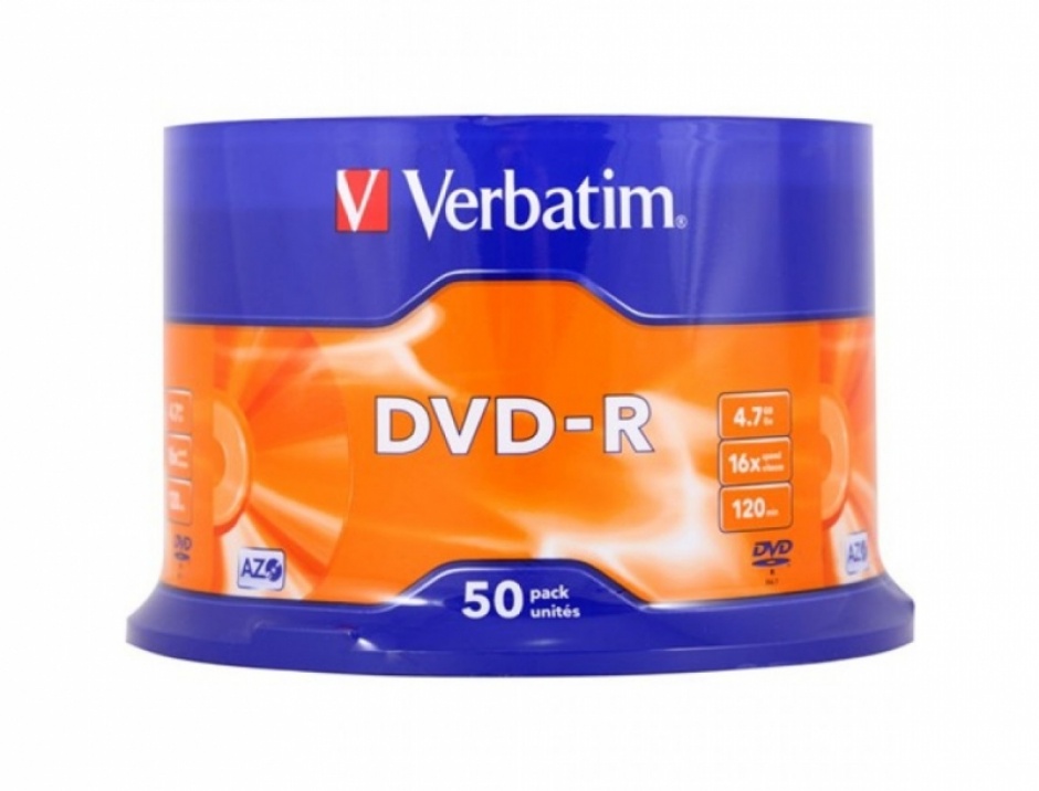 Imagine DVD-R Verbatim Matt Silver SL 16X 4.7GB 50 buc
