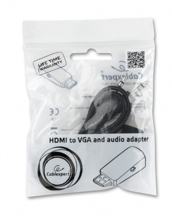 Imagine Adaptor HDMI la VGA T-M + audio, Gembird A-HDMI-VGA-02