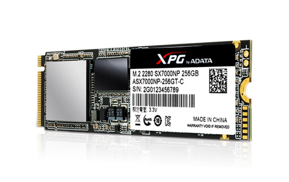 Imagine SSD XPG. SX7000 256Gb 3D TLC NAND M.2 PCIe Gen3 x4, ADATA ASX7000NP-256GT-C