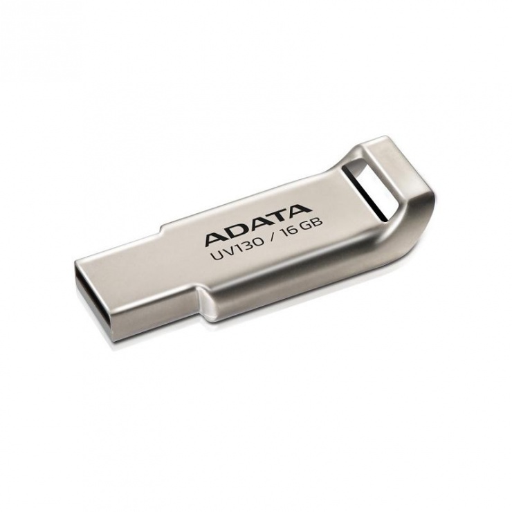 Imagine Stick USB 2.0 16GB UV130 Gold, aliaj zinc, ADATA