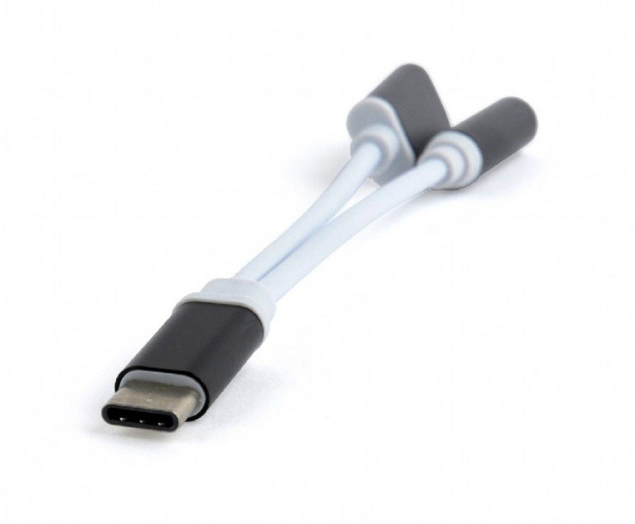 Imagine Adaptor audio USB tip C la jack stereo 3.5mm T-M 0.14m, Delock 65842-1