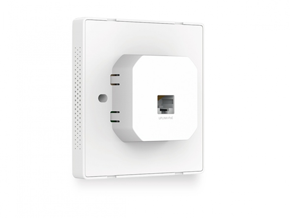 Imagine Access Point wireless N 300Mbps cu montare in doza de pe perete, TP-LINK EAP115-Wall