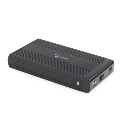 Imagine Rack extern 3.5" pentru HDD SATA cu USB 3.0 Negru, Gembird