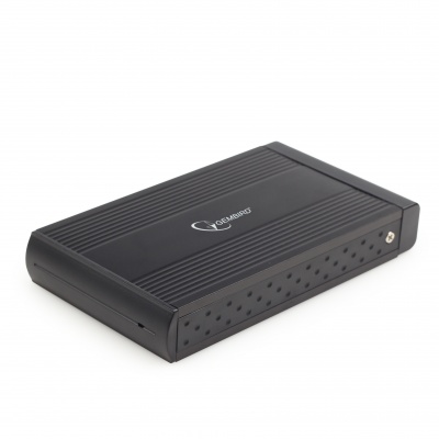Imagine Rack extern 3.5" pentru HDD SATA cu USB 3.0 Negru, Gembird