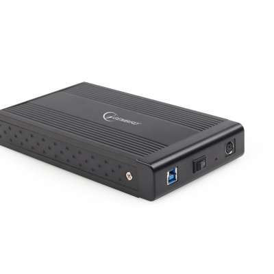 Imagine Rack extern 3.5" pentru HDD SATA cu USB 3.0 Negru, Gembird