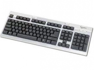 Imagine Tastatura Gembird PS/2 KB-200-SB Silver-Black