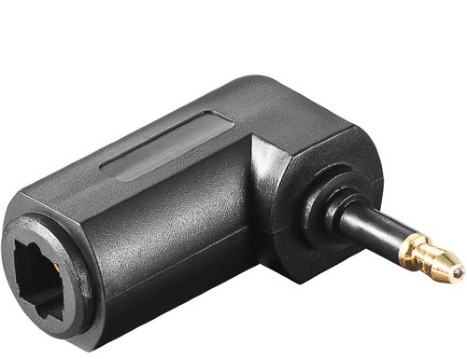 Imagine Adaptor audio digital optic Toslink la mini Toslink 3.5mm unghi, KJTOSRED11