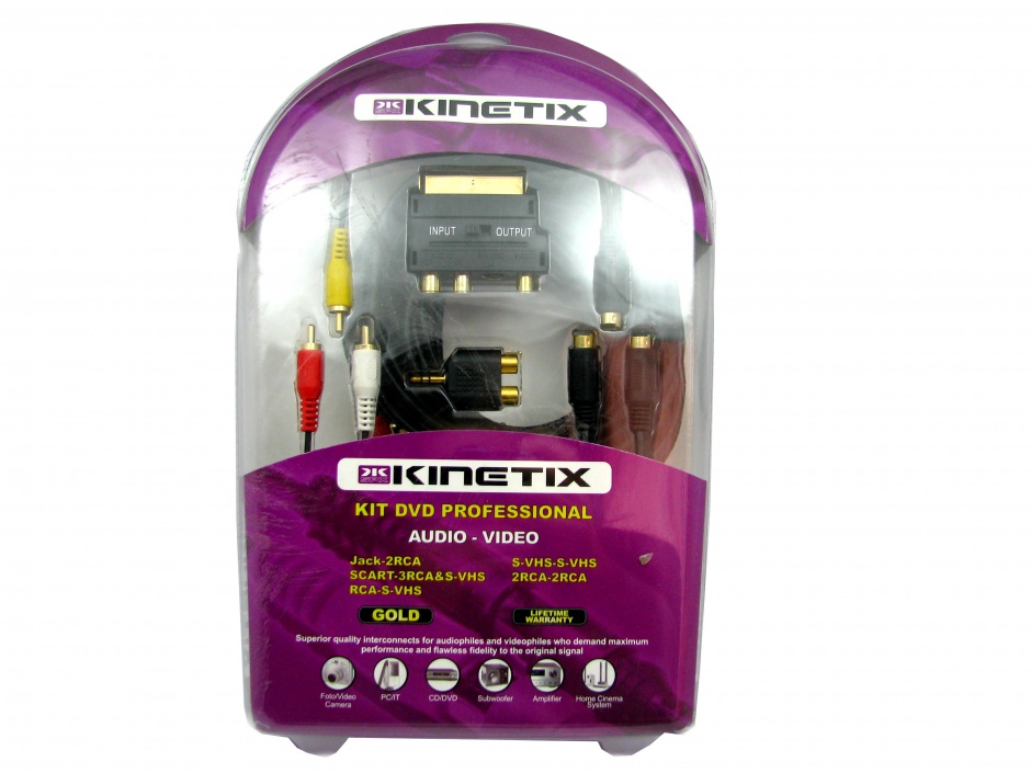 Imagine Kit Audio/Video Profesional (Scart, Jack, RCA), KTCBLHE12102