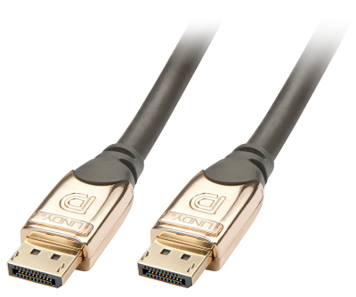 Imagine Cablu Displayport Gold v1.2 T-T 2m, Lindy L37802