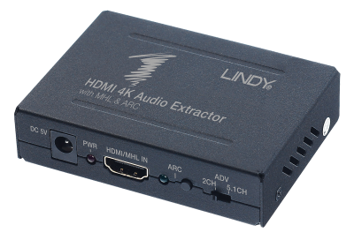 Imagine Extractor HDMI 4K De-Embedder cu MHL & ARC, Lindy L38097