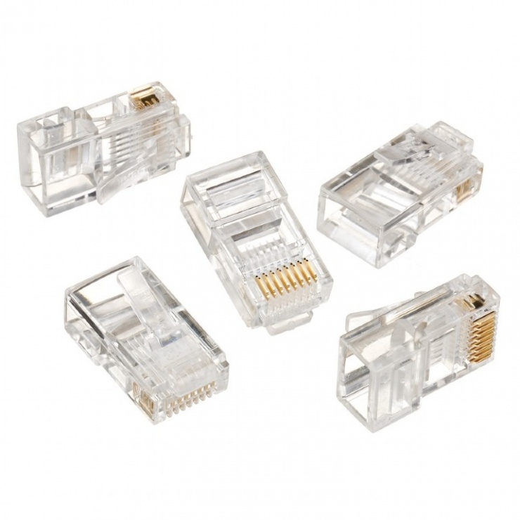 Imagine Set 10 mufe RJ45 cat 5 UTP, Gembird LC-8P8C-001/10