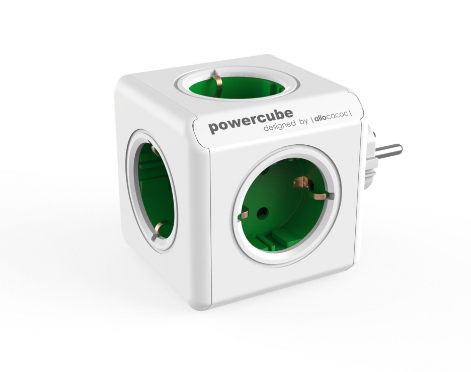 Imagine Prelungitor sub forma de cub cu 5 prize Schuko, PowerCube 