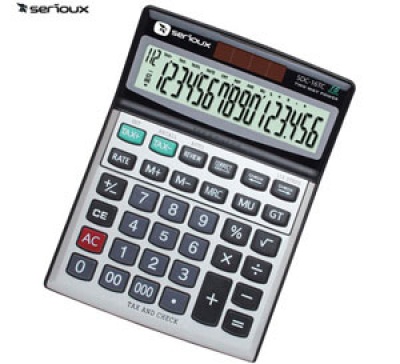 Imagine Calculator Serioux Semi-Desktop 16digit, SDC-16TC