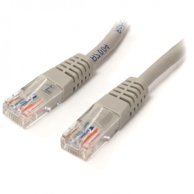 Imagine Cablu retea UTP Cat.5e 5m alb, Spacer SP-PT-CAT5-5M