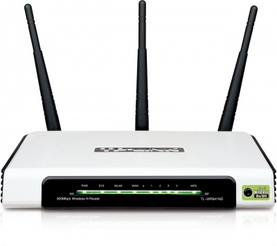 Imagine Router Wireless N 300Mbps, TP-Link TL-WR941ND