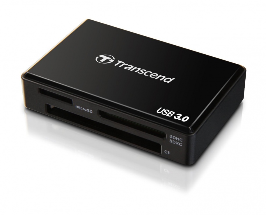 Imagine Cititor de carduri pe USB 3.0 All-in-1, Transcend