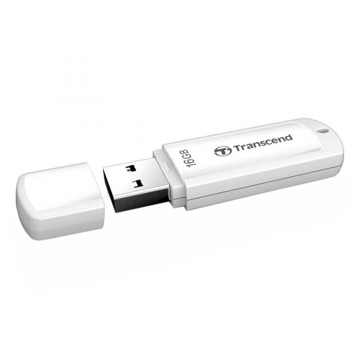Imagine Stick USB 2.0 16GB TRANSCEND JetFlash 370 White