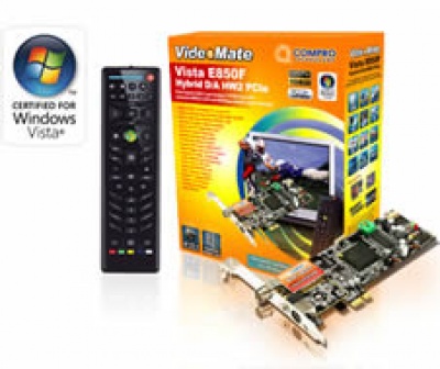 Imagine TV Tuner COMPRO E850F, PCI-E Hybrid (digital DVB-T+ analog)