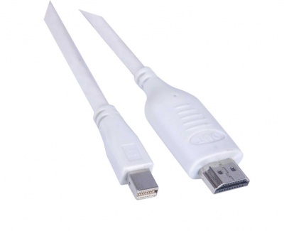 Imagine Cablu Mini DisplayPort la HDMI alb Premium T-T 2m, kportadmk01-02