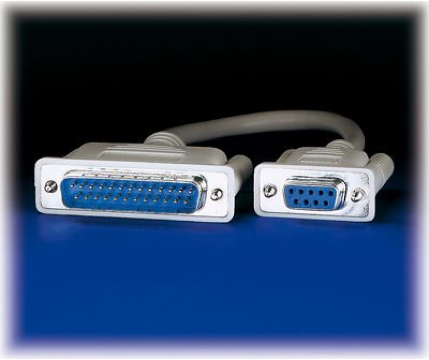 Imagine Cablu modem 9 pini la 25 pini M-T 1.8m, Roline 11.01.4518-2