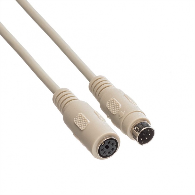 Imagine Cablu prelungitor PS/2 T-M 10m, Roline 11.01.5690-2