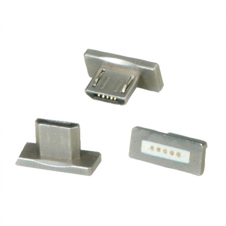 Imagine Set 3 buc conector magnetic micro USB-B pentru 11.02.8312, Roline 11.02.8313