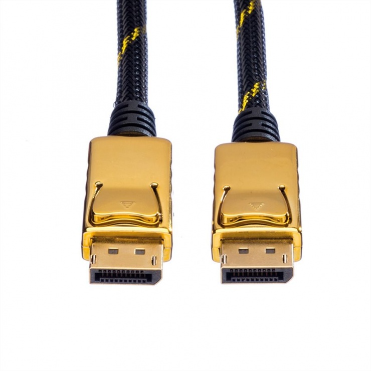 Imagine Cablu DisplayPort GOLD 4K v1.2 T-T 1m, Roline 11.04.5644-1