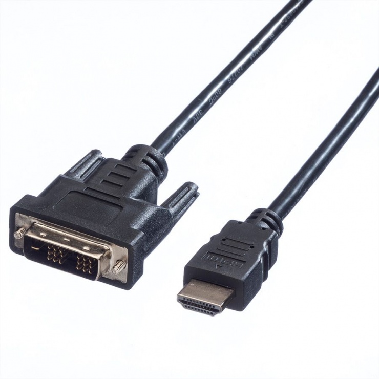 Imagine Cablu HDMI la DVI-D T-T 1.5m negru, Value 11.99.5516