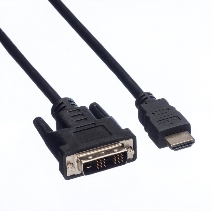 Imagine Cablu HDMI la DVI-D T-T 1.5m negru, Value 11.99.5516-2