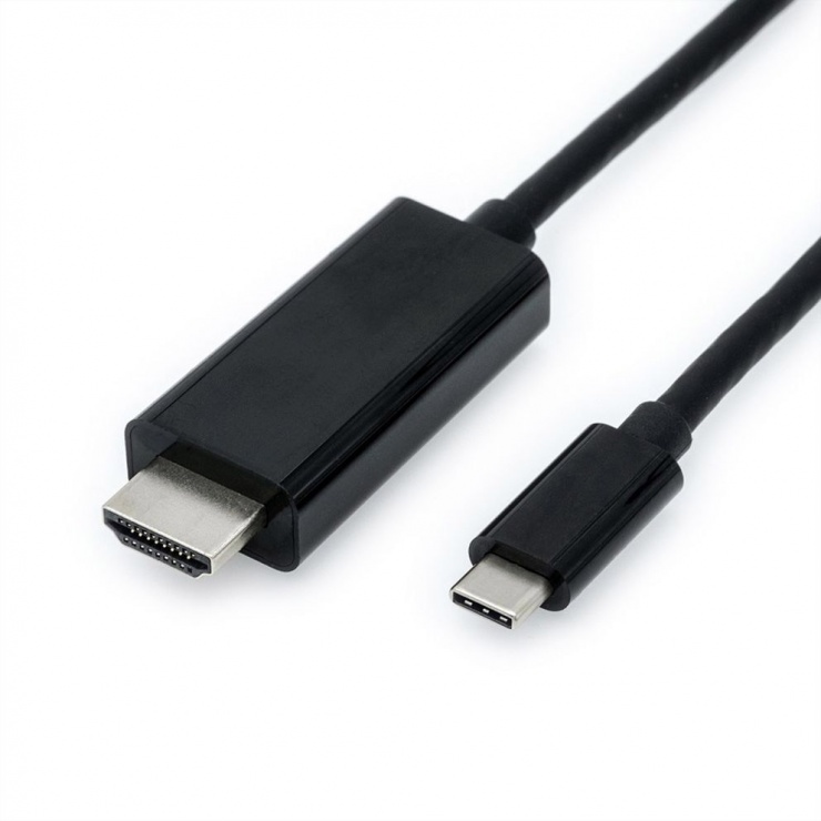 Imagine Cablu USB tip C la HDMI 4K T-T 1m Negru, Value 11.99.5840